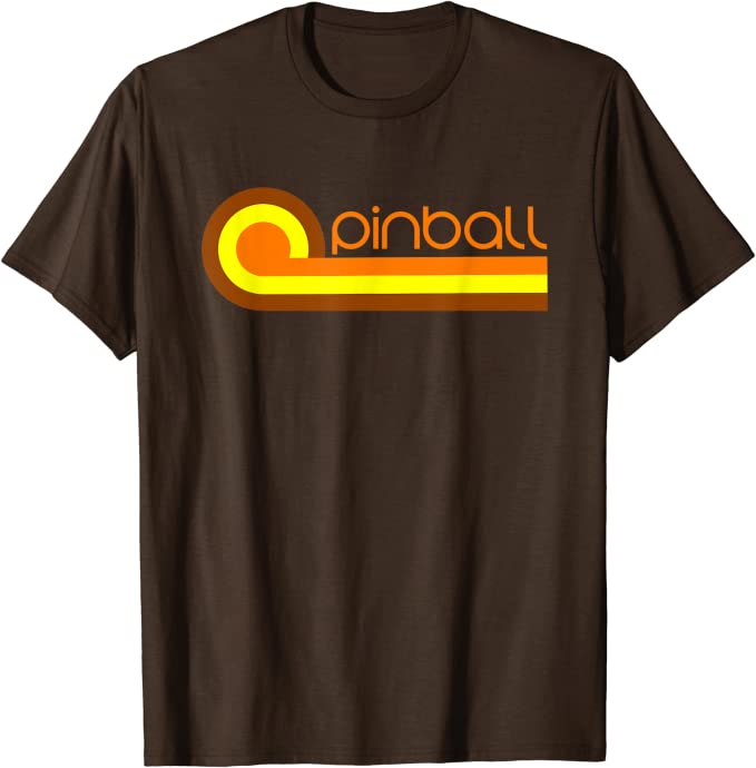 Retro 70s Pinball Old School Arcade T-Shirt