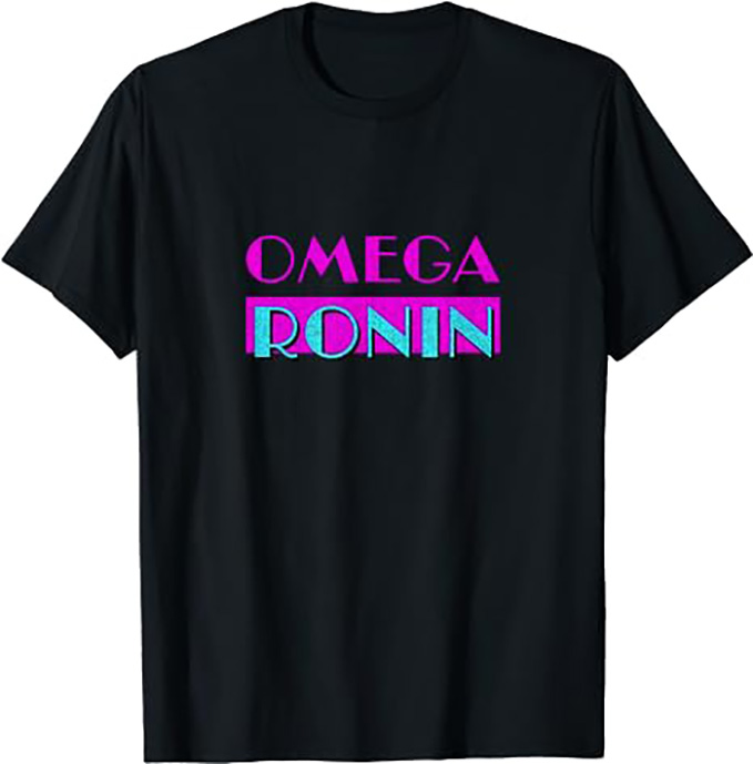 Omega Ronin Retro 1984 Miami Synthwave T-Shirt