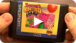 Play Barney's Hide and Seek Game for Sega Genesis Review by Classic Game Room