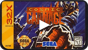 Play Cosmic Carnage for Sega 32X Review by Classic Game Room