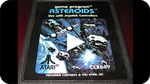 Play Asteroids for Atari 2600 Review by Classic Game Room